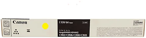 Canon 5756C002/C-EXV64 Toner gelb, 25.500 Seiten ISO/IEC 19752
