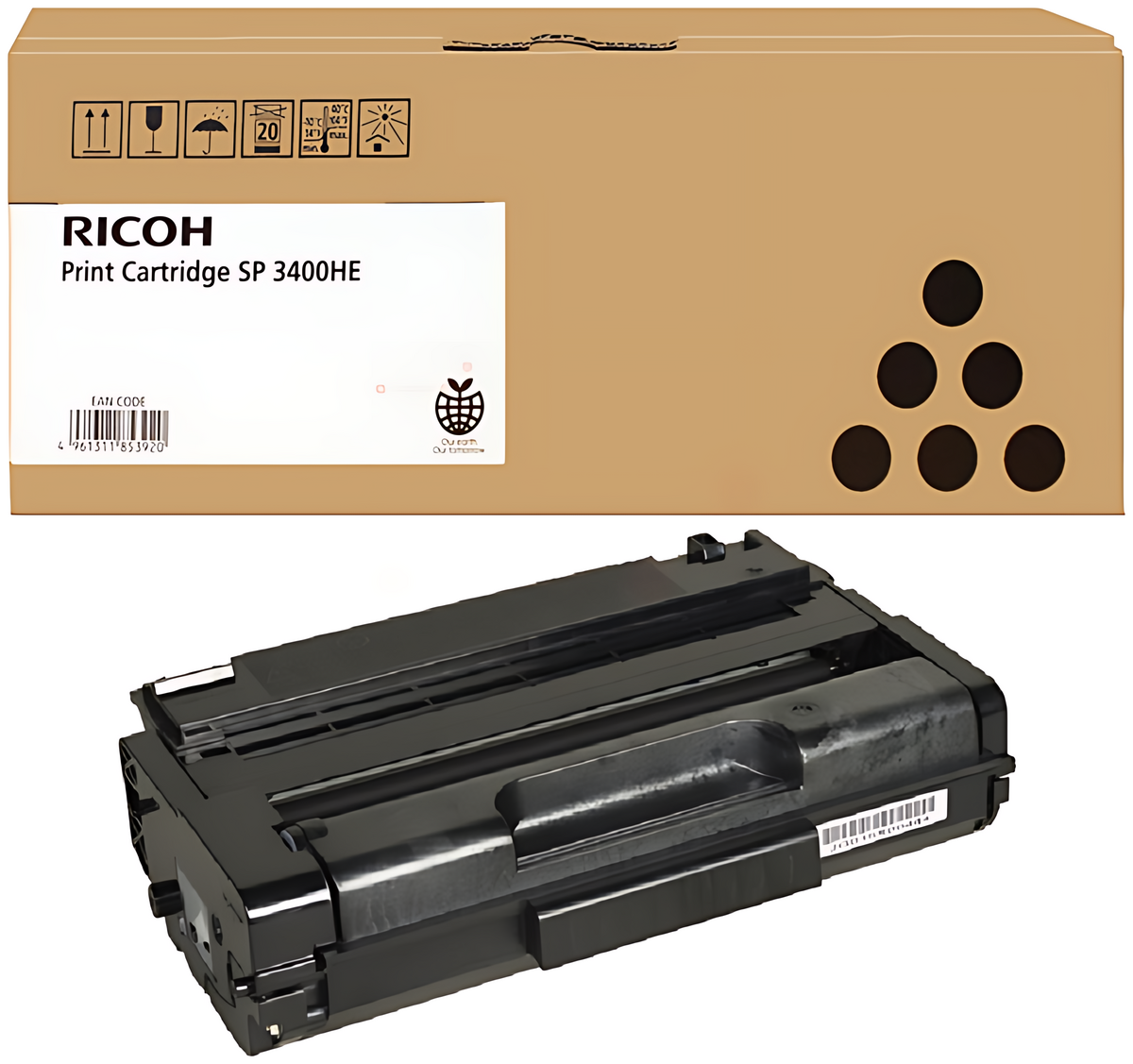 Ricoh 406522/SP3400HE Tonerkartusche schwarz, 5.000 Seiten/5%