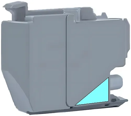 Kompatibel PRIBLC3213C Tintenpatrone cyan, 400 Seiten (ersetzt Brother LC3213C)