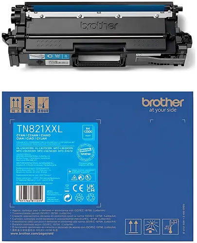 Brother TN-821XXLC Toner-Kit cyan High-Capacity, 12.000 Seiten ISO/IEC 19752