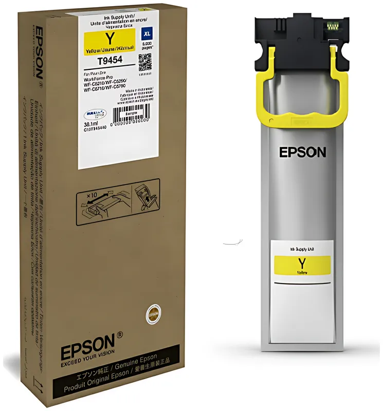 Epson C13T945440/T9454 Tintenpatrone gelb High-Capacity, 5.000 Seiten 38,1ml