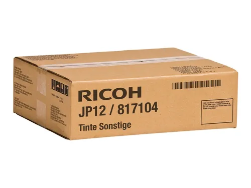 Ricoh 817104/JP12 Tinte schwarz 600ml VE=5