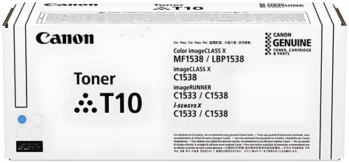 Canon 4565C001/T10 Tonerkartusche cyan High-Capacity, 10.000 Seiten ISO/IEC 19752