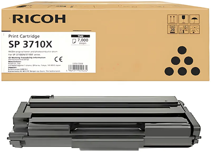 Ricoh 408285/SP-3710X Toner-Kit, 7.000 Seiten ISO/IEC 19752