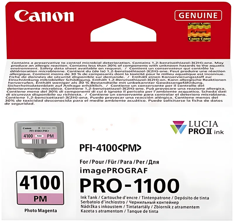 Canon 6782C001/PFI-4100PM Tintenpatrone magenta hell 80ml