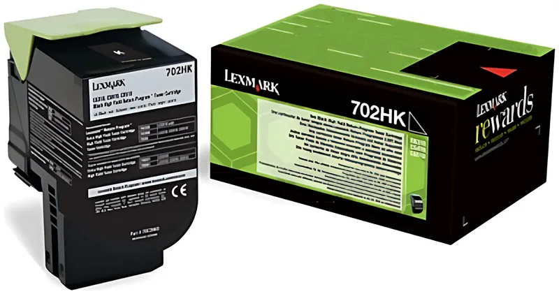 Lexmark 70C2HK0/702HK Toner-Kit schwarz return program, 4.000 Seiten ISO/IEC 19798