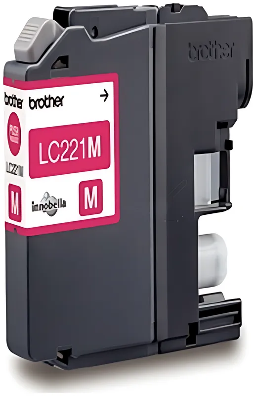 Brother LC-221M Tintenpatrone magenta, 260 Seiten ISO/IEC 24711 3,9ml