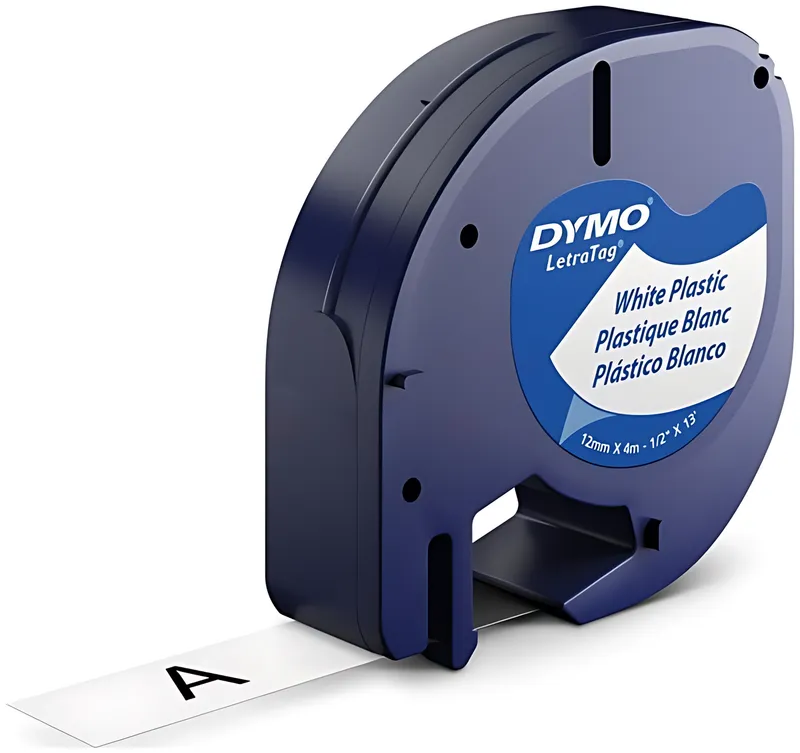 Dymo 91221/S0721660 DirectLabel-Etiketten Polyester weiss 12mm x 4m