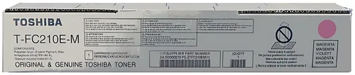 Toshiba 6AJ00000270/T-FC210EM Toner-Kit magenta, 33.600 Seiten/5%