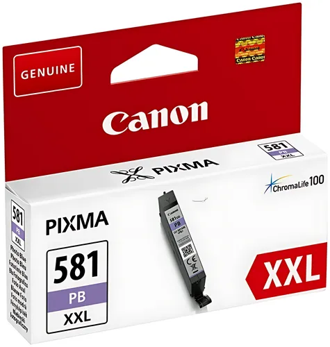 Canon 1999C001/CLI-581PBXXL Tintenpatrone blau extra High-Capacity, 9.140 Seiten ISO/IEC 19752 11,7ml