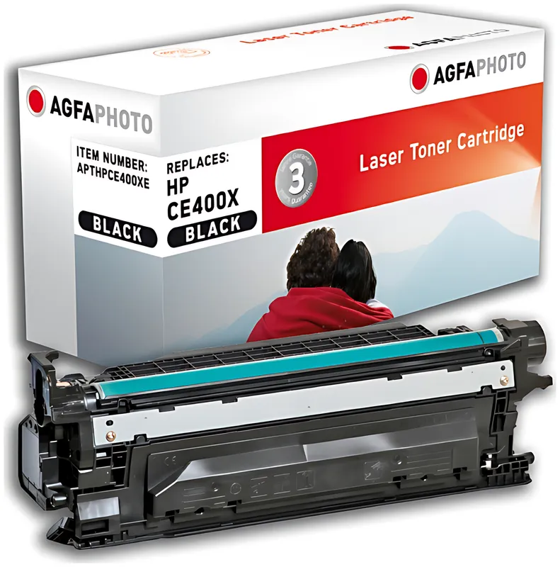 AgfaPhoto APTHPCE400XE Tonerkartusche schwarz High-Capacity, 11.000 Seiten 175 Gramm (ersetzt HP 507X/CE400X)