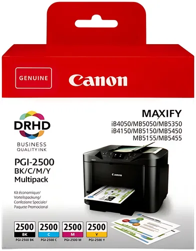 Canon 9290B006/PGI-2500BKCMY Tintenpatrone MultiPack Bk,C,M,Y 29,1ml + 3 x 9,6ml VE=4