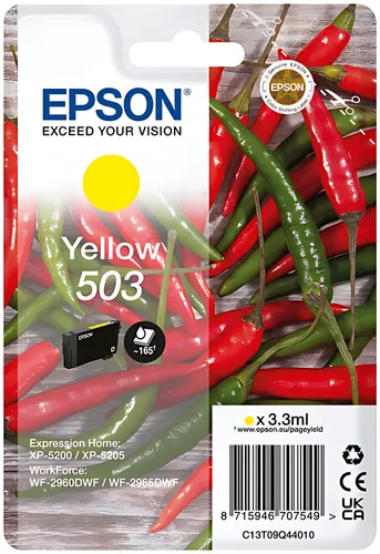 Epson C13T09Q44010/503 Tintenpatrone gelb, 165 Seiten 3,3ml