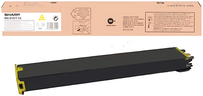 Sharp MX-61GTYA Toner gelb High-Capacity, 24.000 Seiten ISO/IEC 19752