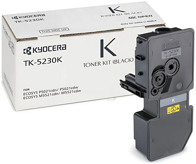 Kyocera 1T02R90NL0/TK-5230K Toner-Kit schwarz, 2.600 Seiten ISO/IEC 19752