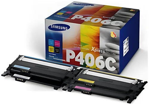 Samsung CLT-P406C/ELS/C406 Toner Value-Kit (Bk,C,M,Y) 1500pg + 3x1000pg