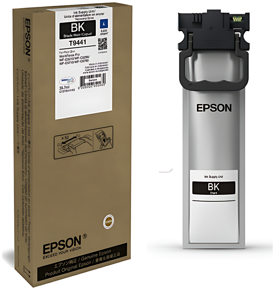 Epson C13T944140/T9441 Tintenpatrone schwarz, 3.000 Seiten 35,7ml