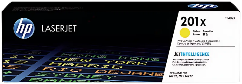 HP 201X Toner gelb