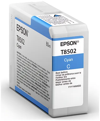 Epson C13T850200/T8502 Tintenpatrone cyan 80ml