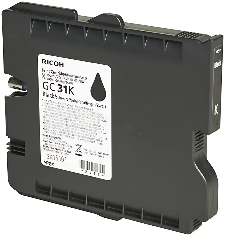 Ricoh 405688/GC-31K Gelkartusche schwarz, 1.920 Seiten ISO/IEC 24711 28ml