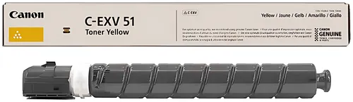 Canon 0484C002/C-EXV51Y Toner-Kit gelb, 60.000 Seiten/5%