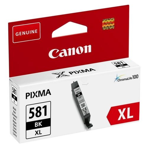 Canon 2052C001/CLI-581BKXL Tintenpatrone schwarz High-Capacity, 3.120 Seiten ISO/IEC 19752 520 Fotos 8.3ml