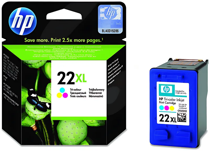 HP C9352CE/22XL Druckkopfpatrone color High-Capacity, 415 Seiten ISO/IEC 24711 11ml