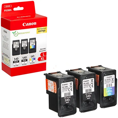 Canon 5224B017/PG-540L+CL-541XL Druckkopfpatrone Multipack 2x schwarz +1x color VE=3