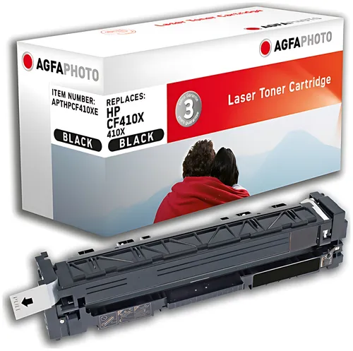 AgfaPhoto APTHPCF410XE Tonerkartusche schwarz, 6.500 Seiten 155 Gramm (ersetzt HP 410X/CF410X)