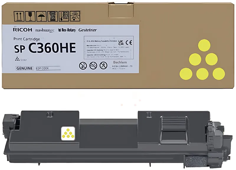 Ricoh SPC360HE Toner gelb