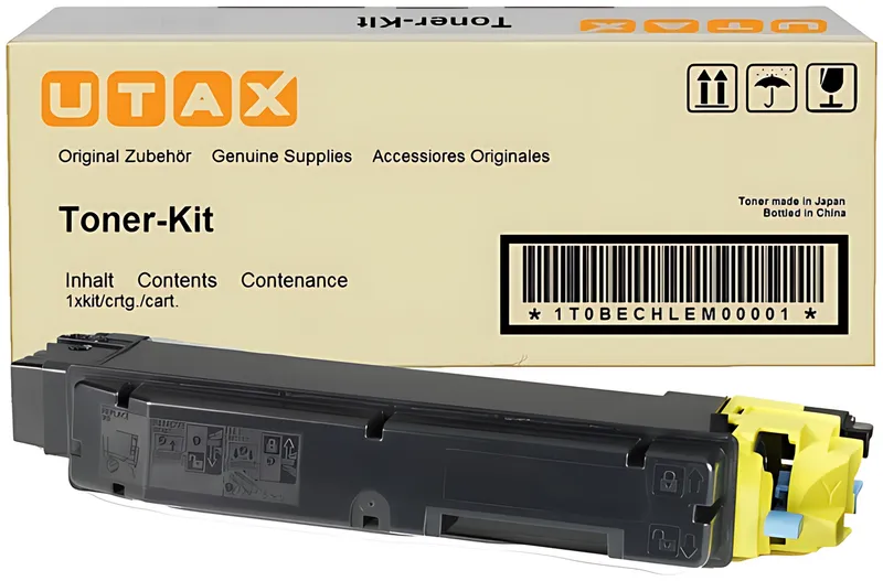 Utax 1T02NRAUT0/PK-5011Y Toner-Kit gelb, 5.000 Seiten ISO/IEC 19798