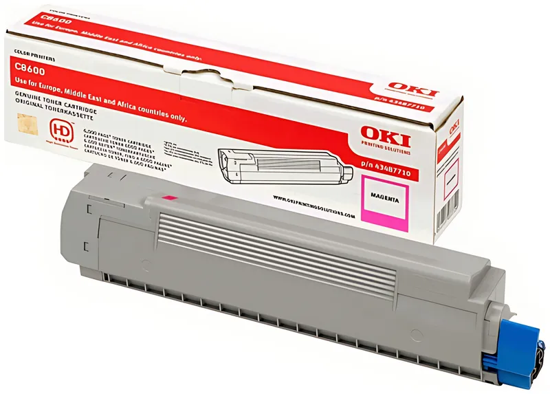 OKI 43487710 Toner magenta, 6.000 Seiten/5%