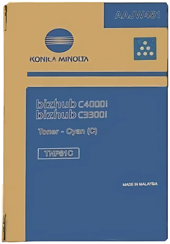 Konica Minolta AAJW451/TNP-81C Toner cyan, 9.000 Seiten