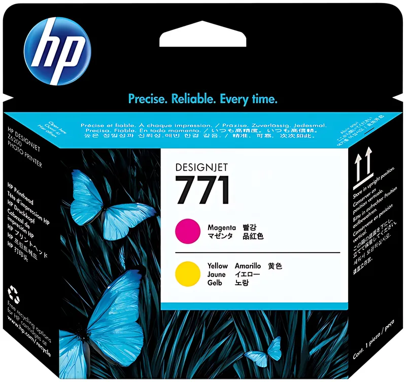 HP CE018A/771 Druckkopf magenta / gelb 775ml