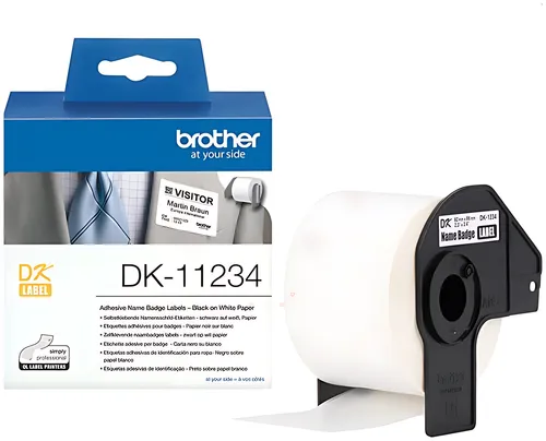 Brother DK-11234 DirectLabel Etiketten weiss 60mm x 86m 260 pcs