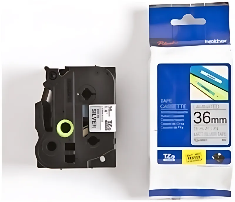 Brother TZE-M961 DirectLabel schwarz auf silber matt 36mm x 8m