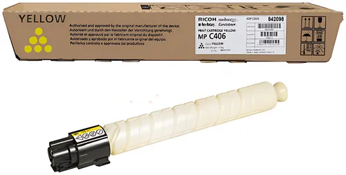 Ricoh 842098/MPC406 Toner gelb, 6.000 Seiten ISO/IEC 19752