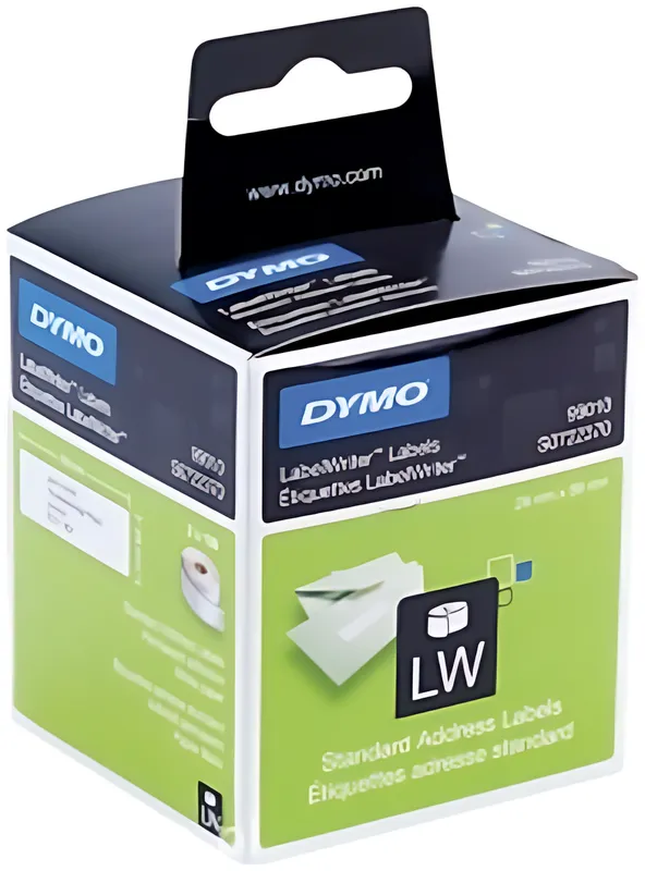 Dymo 99010/S0722370 DirectLabel-Etiketten 89mm x28mm VE=2