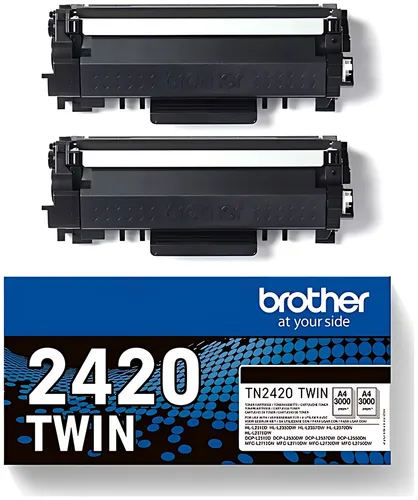 Brother TN-2420TWIN Toner-Kit Doppelpack, 2x3.000 Seiten ISO/IEC 19752 VE=2