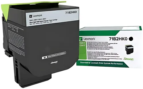 Lexmark 71B2HK0 Toner-Kit schwarz return program, 6.000 Seiten ISO/IEC 19752