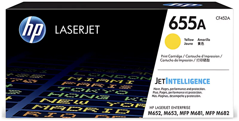 HP 655A CF452A Toner gelb