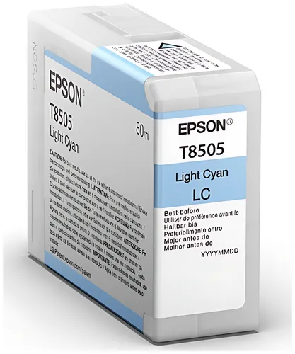 Epson C13T850500/T8505 Tintenpatrone cyan hell 80ml