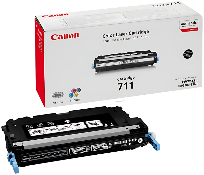 Canon 1660B002/711BK Tonerkartusche schwarz, 6.000 Seiten