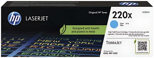 HP W2201X/220X Tonerkartusche cyan High-Capacity, 5.500 Seiten ISO/IEC 19798