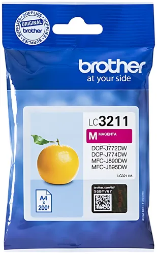 Brother LC-3211M Tintenpatrone magenta, 200 Seiten ISO/IEC 19752