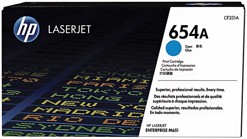 HP CF331A/654A Tonerkartusche cyan, 15.000 Seiten ISO/IEC 19798