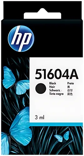 HP 51604A Druckkopfpatrone schwarz für Normalpapier, 500 Seiten 3ml