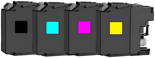 Kompatibel PRSBLC123VALBPDRMCVP Tintenpatrone MultiPack Bk,C,M,Y VE=4 (ersetzt Brother LC123VALBPDR)