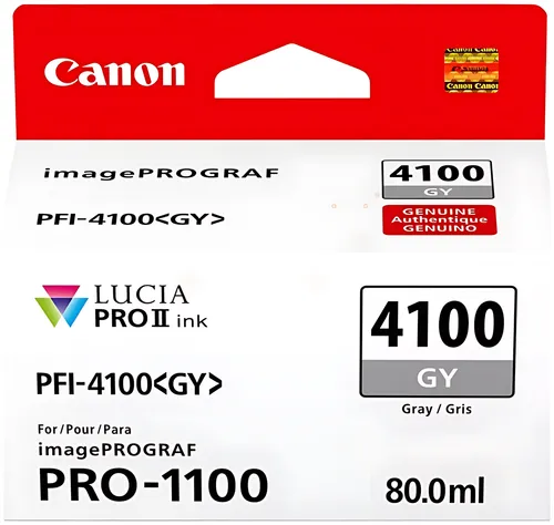 Canon 6783C001/PFI-4100GY Tintenpatrone grau 80ml