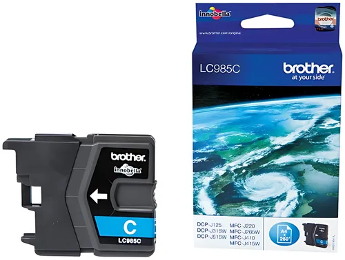 Brother LC-985C Tintenpatrone cyan, 260 Seiten ISO/IEC 24711 4.8ml